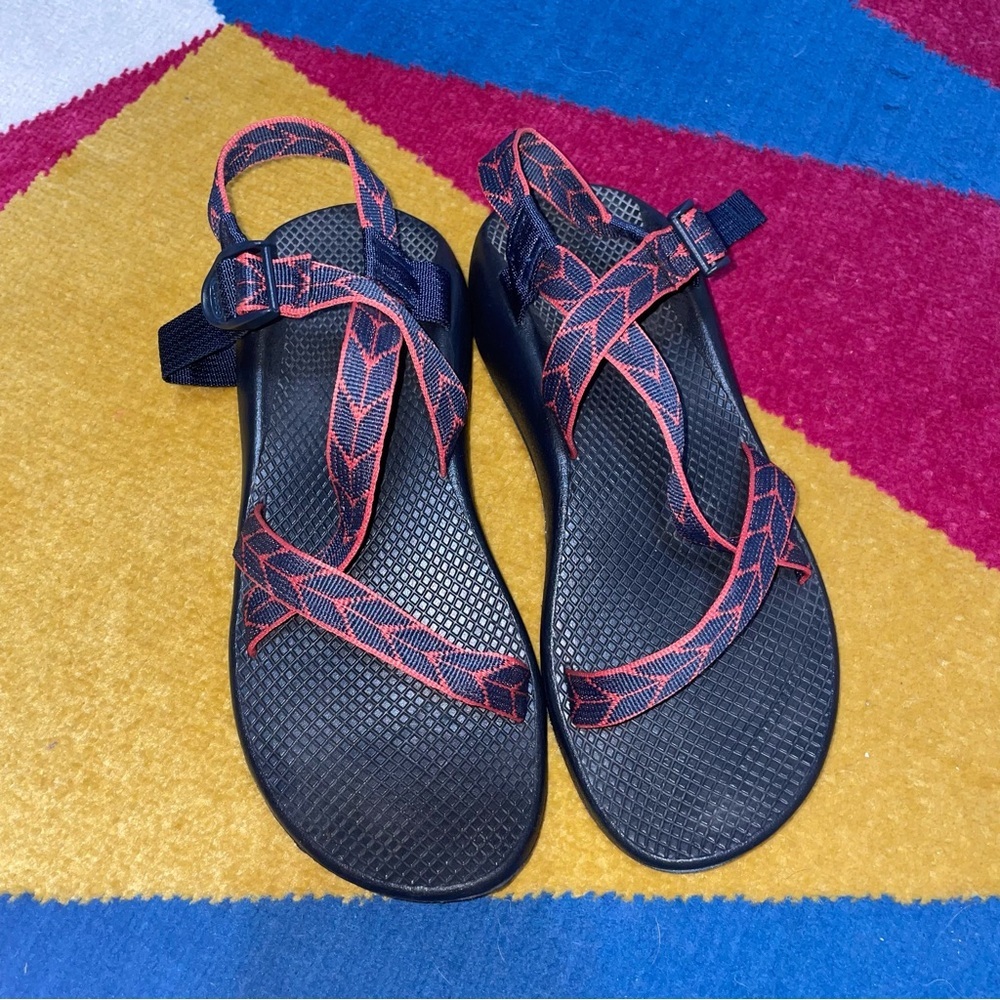 Chacos Women’s Z/1 Classic Sandals Vendure Eclipse Navy Coral Red Size 11